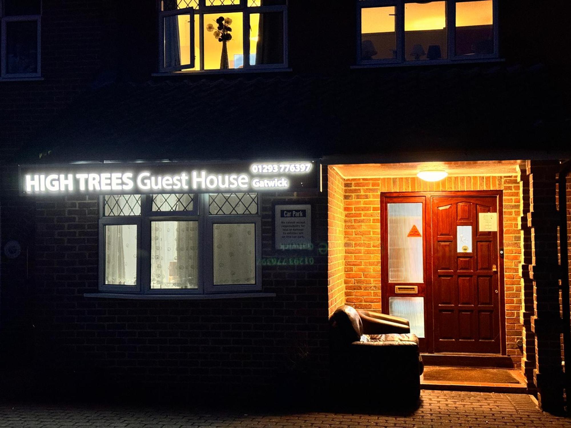 High Trees Guest House Gatwick Horley Exterior foto